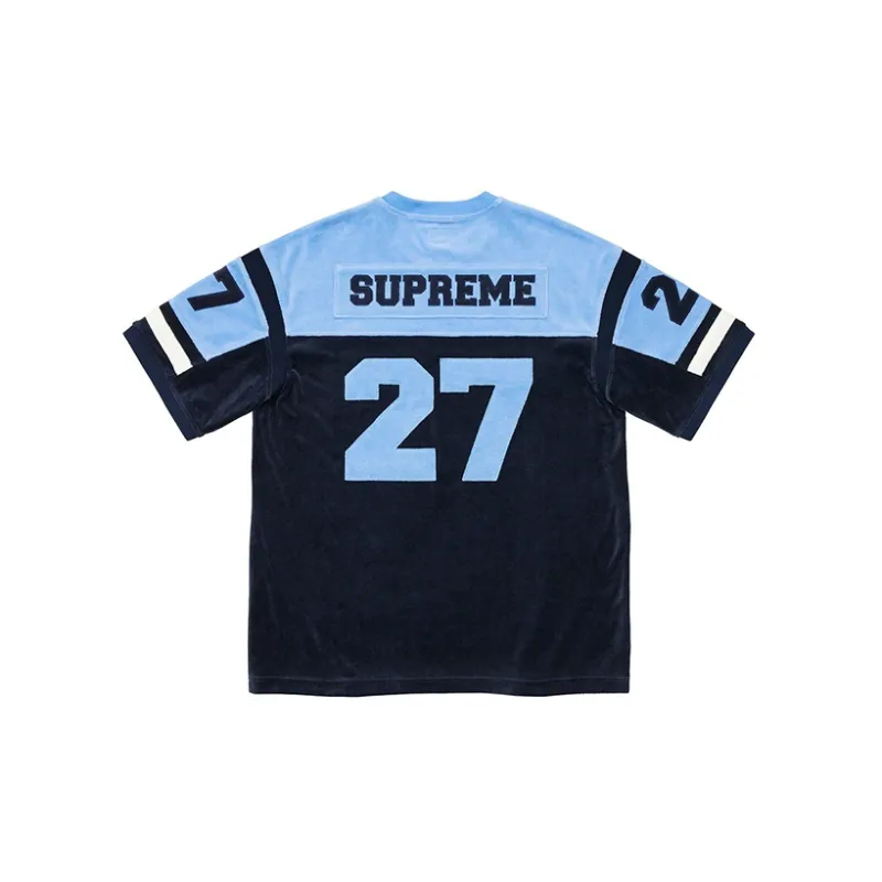Supreme Velour Football Jersey-1