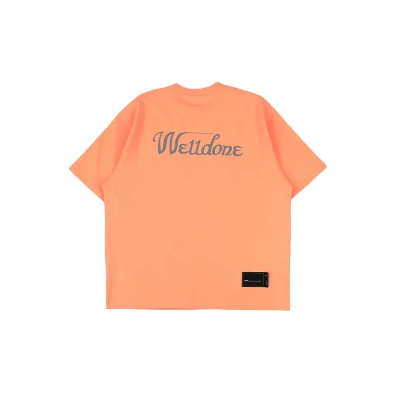 WE11DONE Logo Print Oversized T shirt-1