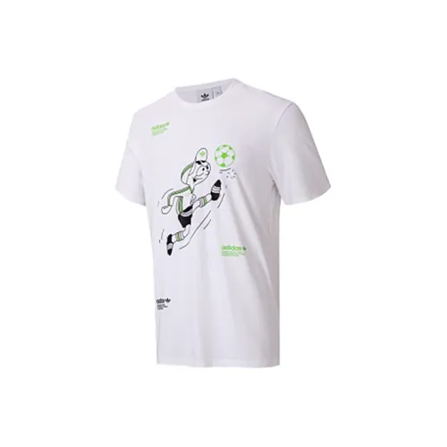 Adidas Originals Fun Graphic T2 Soccer Jerseys Men Pink/White