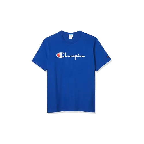 Champion T-Shirts Unisex Royal Blue