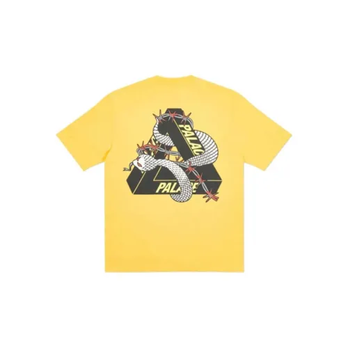 PALACE T-Shirts Unisex Yellow