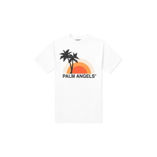 PALM ANGELS Sunset Short-Sleeve T-Shirt 'White'