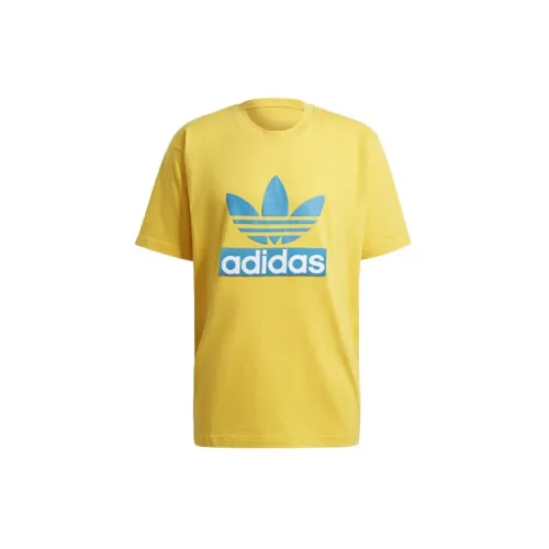 Adidas Originals Big Trfl T-Shirts Men Yellow