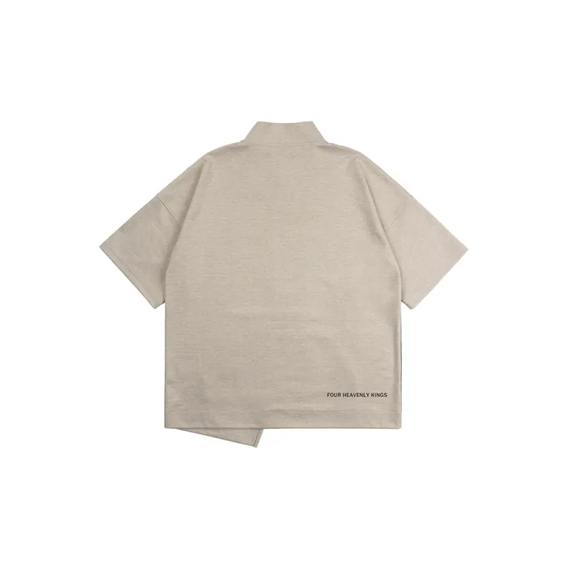 WOOKONG T-Shirt Men's Greige-1