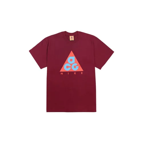 Nike ACG T-Shirts Men Deep Sweet Beet Red