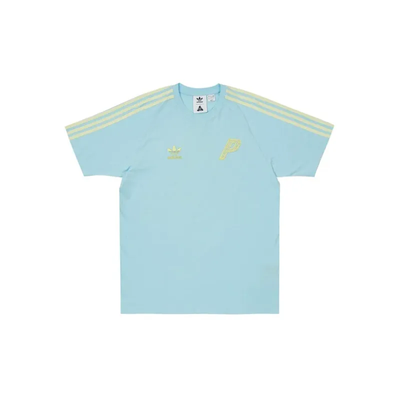 Adidas X PALACE T Shirts Unisex Blue-1