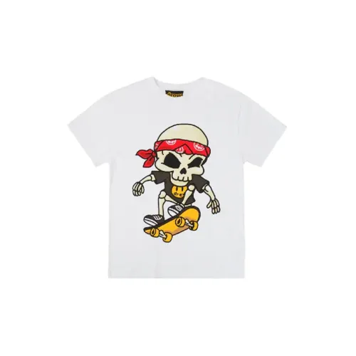 Drew House Pirate Skull Series T-Shirts Unisex White