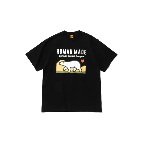 Human Made Polar Bear Graphic T-Shirt Black