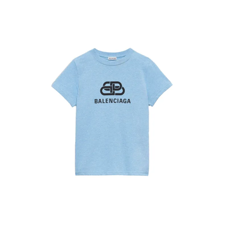 Balenciaga T-Shirt Women's Light Blue-0