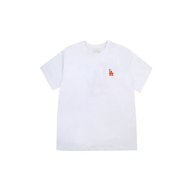 MLB Old Flower T Shirts Unisex White-1