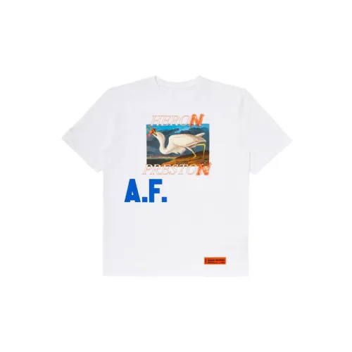 Heron Preston Logo Print AF T-Shirt White