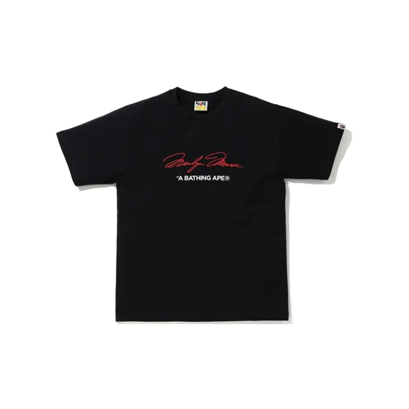 A BATHING APE A BATHING APE X Marilyn Monroe Signature Tee-1