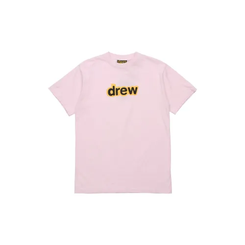 Drew House Letter Logo Series T-Shirts Unisex Light Pink