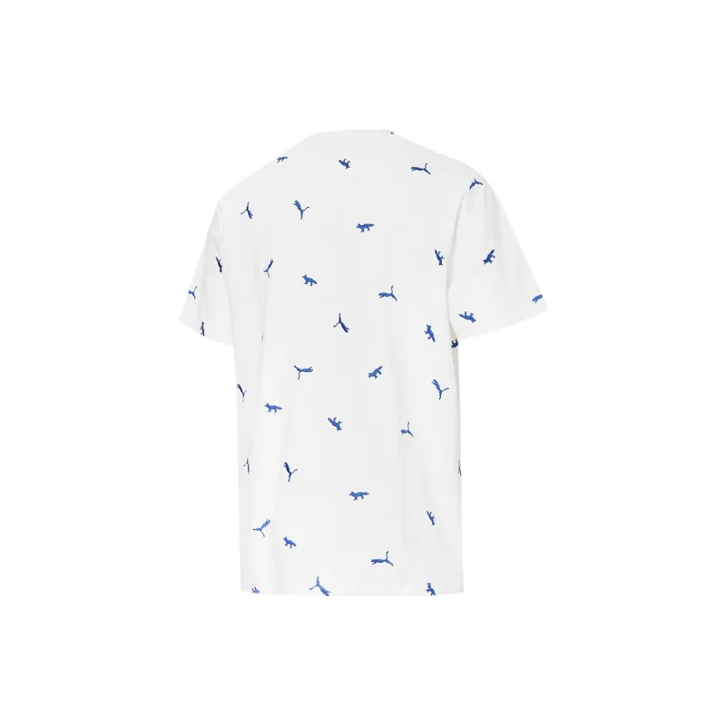 PUMA x Maison Kitsune T Shirt Men's White-1