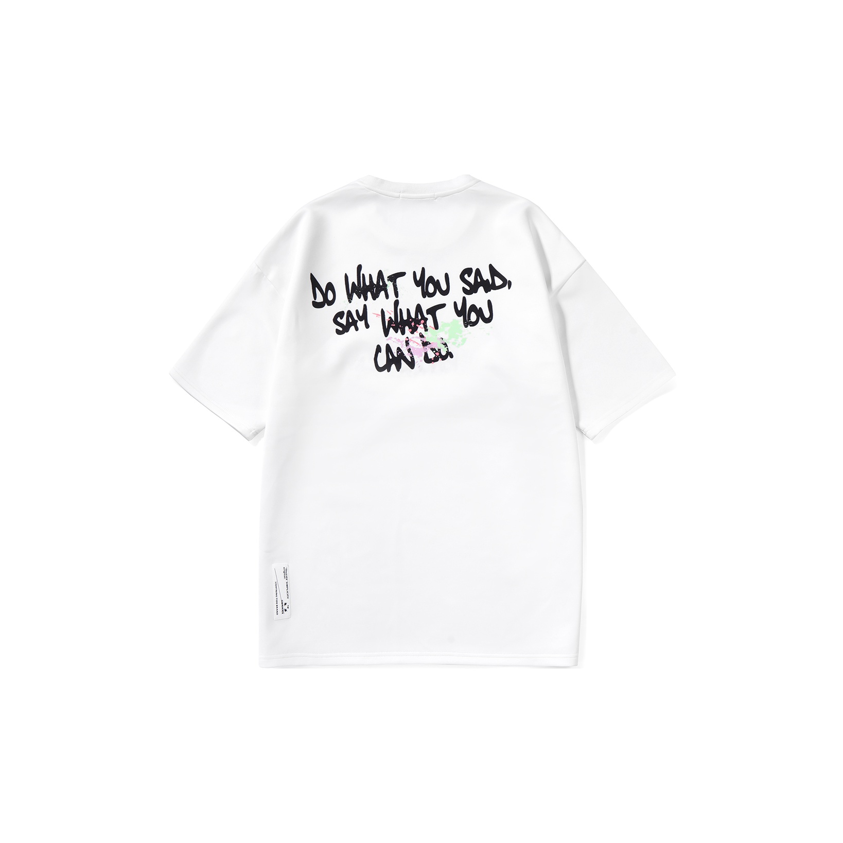 GENANX 柄プリントTシャツ ホワイト unisex GENANX T-Shirts Unisex White M - POIZON