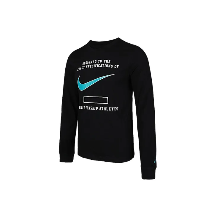 Nike T Shirts Men Black-2