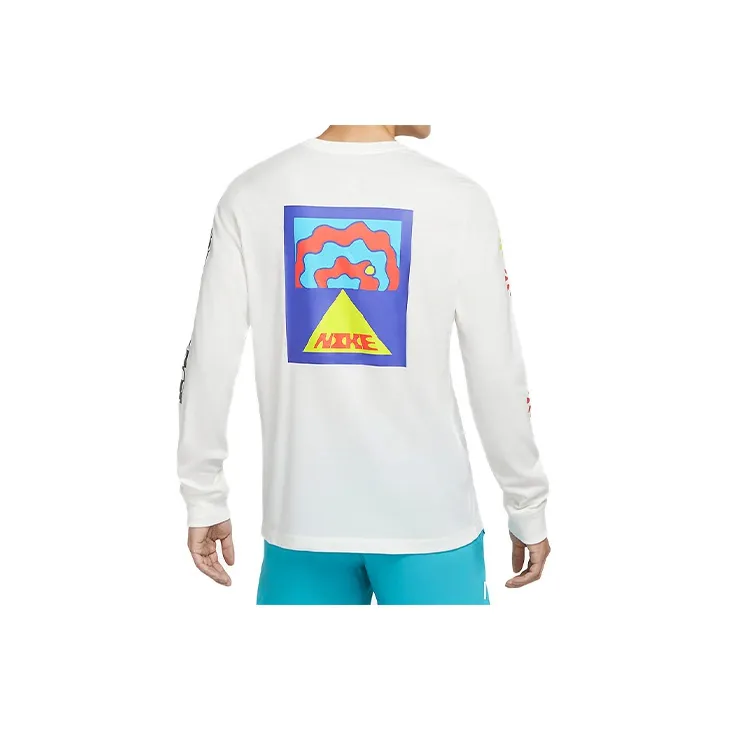Nike T Shirts Men Sail White-1