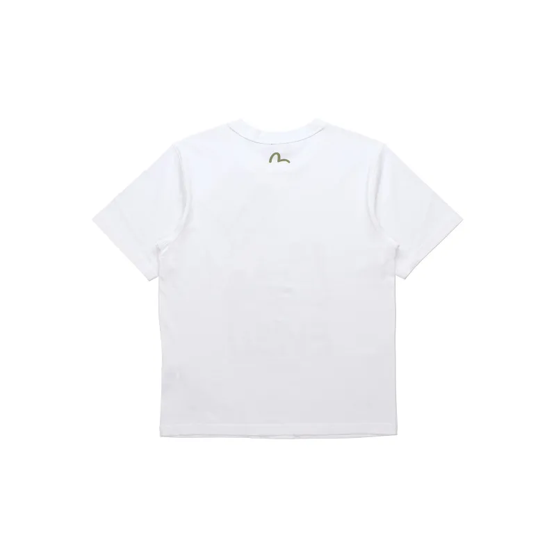 EVISU SS20 Crew Neck Fitted Straight Short Sleeved T Shirt Men's-1