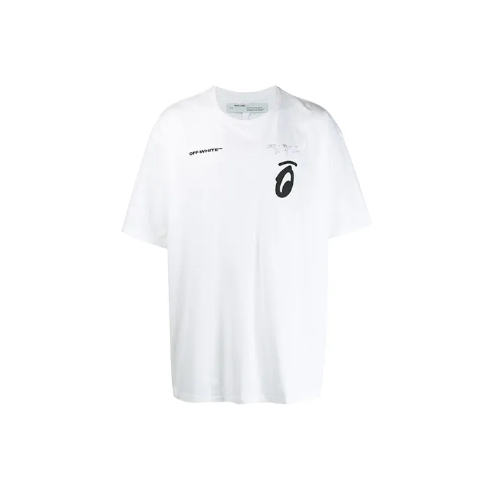 OFF WHITE Splitted Arrows Over T Shirt 'White'-1