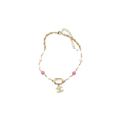 CHANEL Necklaces Women's Pink