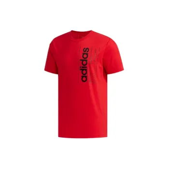 Adidas T Shirts Men Light Scarlet