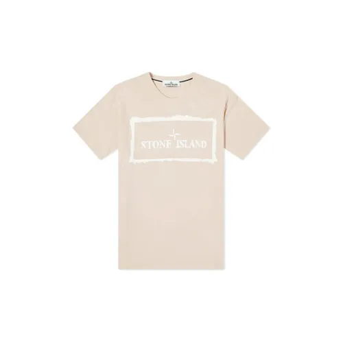 STONE ISLAND T-Shirts Men Pink