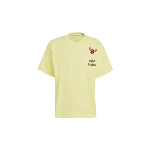 Adidas Originals Artist Short Sleeve T-Shirts Men Lemon