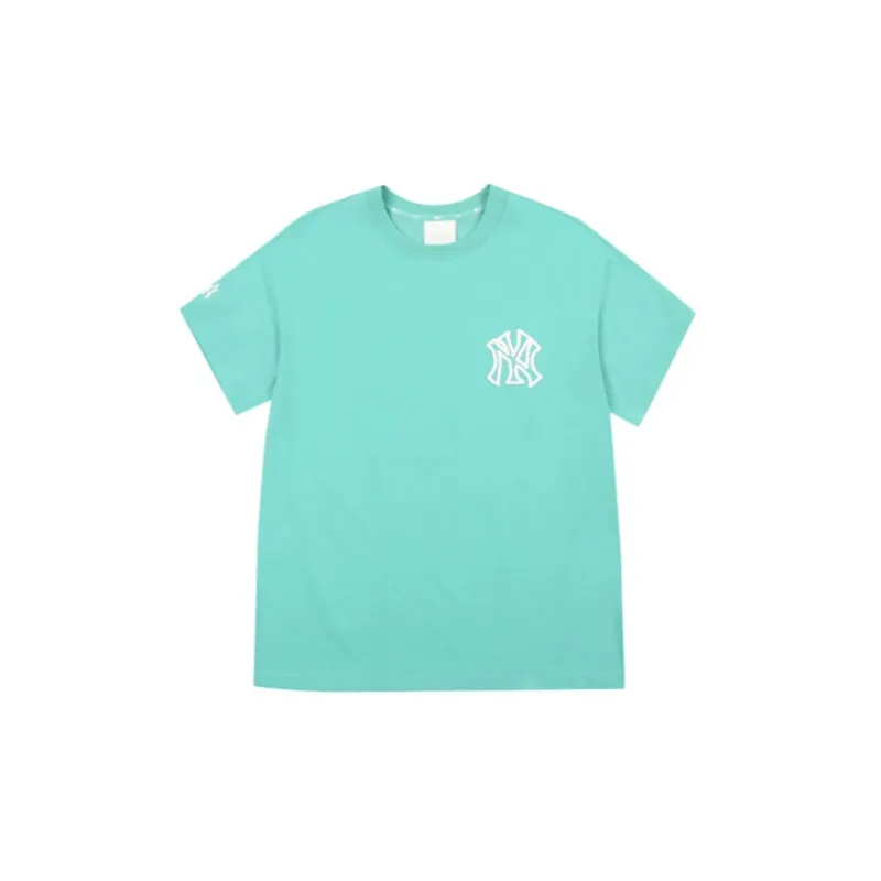 MLB Drop Shoulder Sleeve T Shirt Unisex Green-1