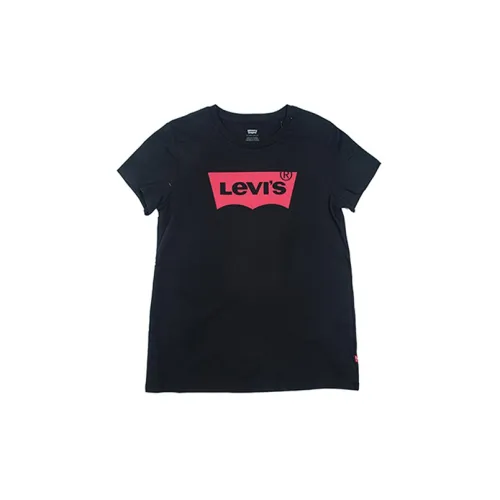 Levis Wmns Pure Cotton Logo T-shirt Black