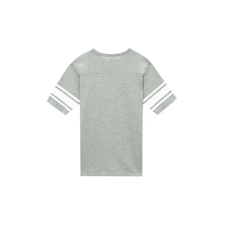 Champion Straight T Shirt Japan Version Unisex Oxford Gray-1