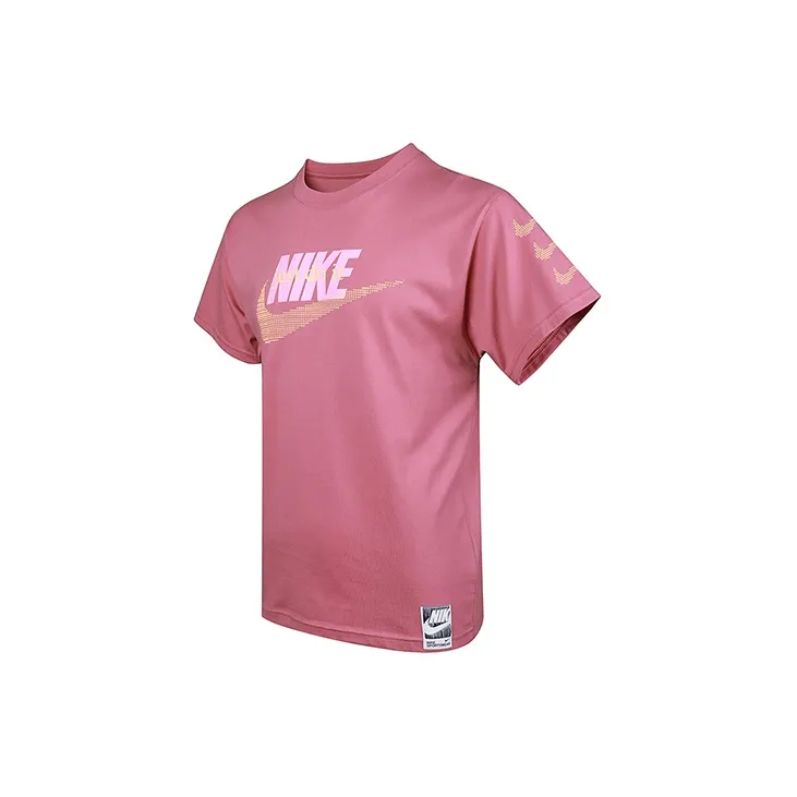 Nike Set in Sleeve T Shirt Men's Light Berry Red-2