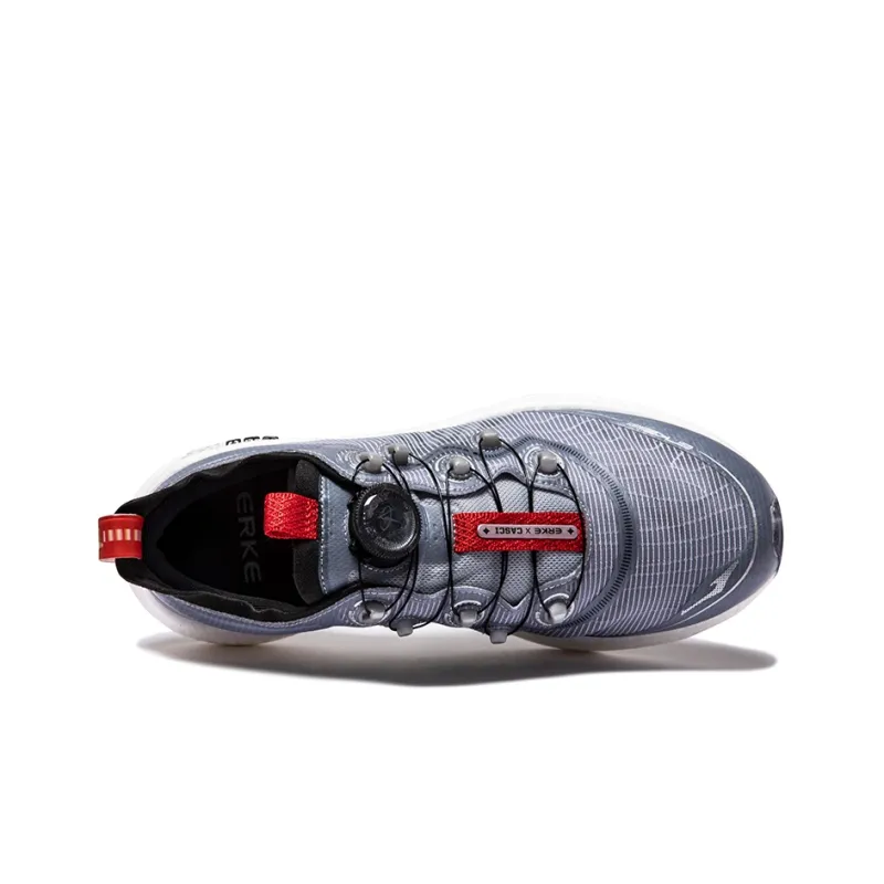 HANGTIANWENCHUANG x Erke Low-Top Running Shoes Men's Black Gray-5