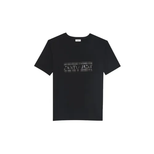 SAINT LAURENT T-Shirts Men Black