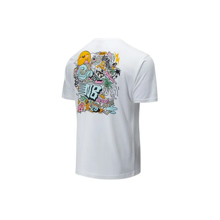 New Balance T Shirt Unisex White-1