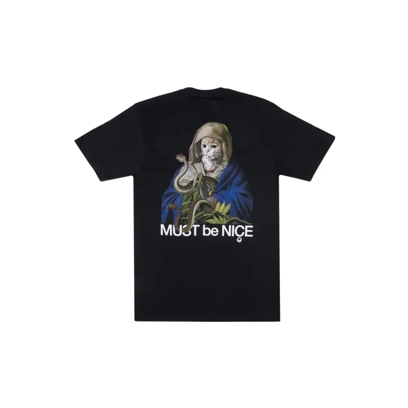 RIPNDIP Crew Neck Fitted Straight Short-Sleeved T-Shirt Unisex Black-1