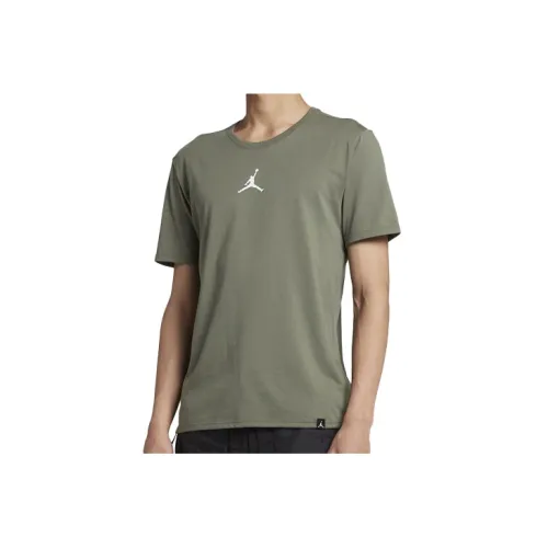 Jordan T-Shirts Men Vintage Moss Green