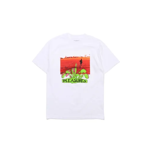 PLEASURES T-Shirts Unisex White