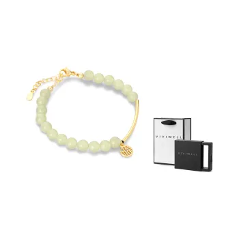 VIVIWELL Bracelets Women's Fortune Fu Character Pendant Bracelet