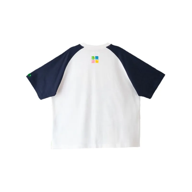 Corade Crew Neck Fitted Straight Short Sleeved T Shirt Unisex Multicolor-1