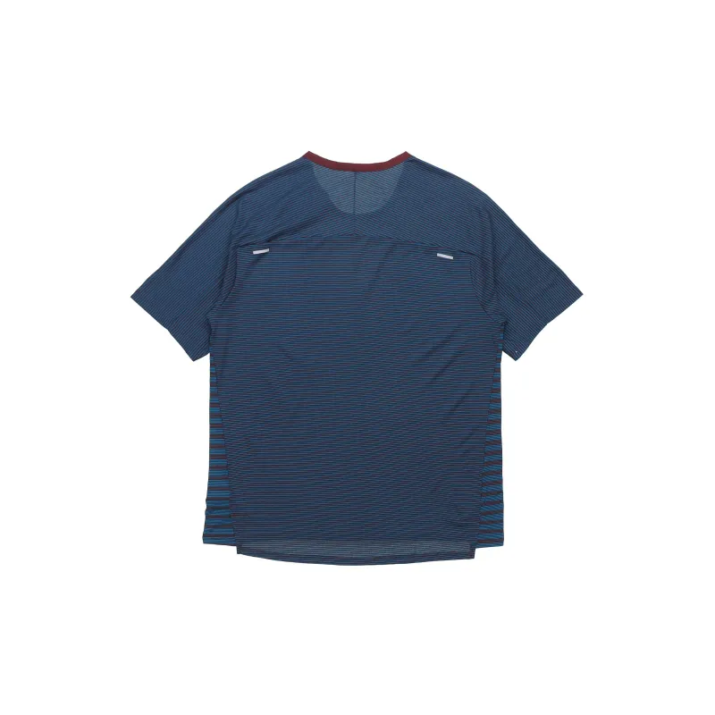 Nike T Shirt Men's Night Umber Red/Abyss Green/Black-1