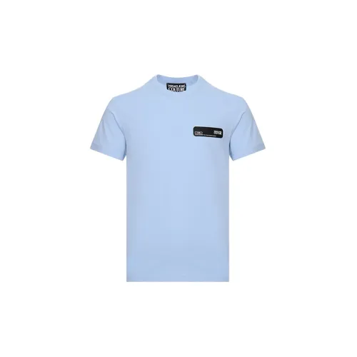 VERSACE JEANS COUTURE T-Shirts Men Light Blue