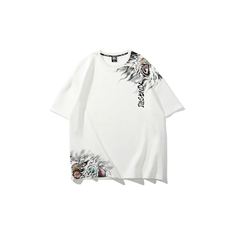 SANSYAS T-Shirts Unisex White-1