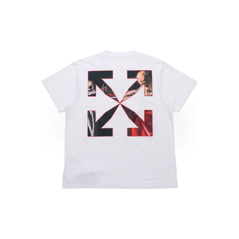 OFF WHITE Oversized Caravaggio Saint Jerome Writing T shirt-1