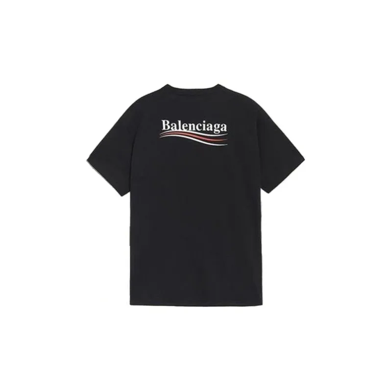 Balenciaga Logo Print T Shirt-1