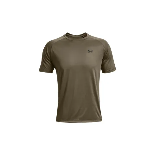 Under Armour T-Shirts Men Tent Green