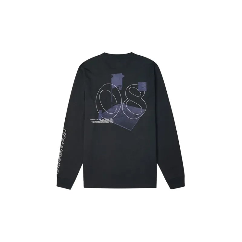Converse T Shirts Men Ink Black-1