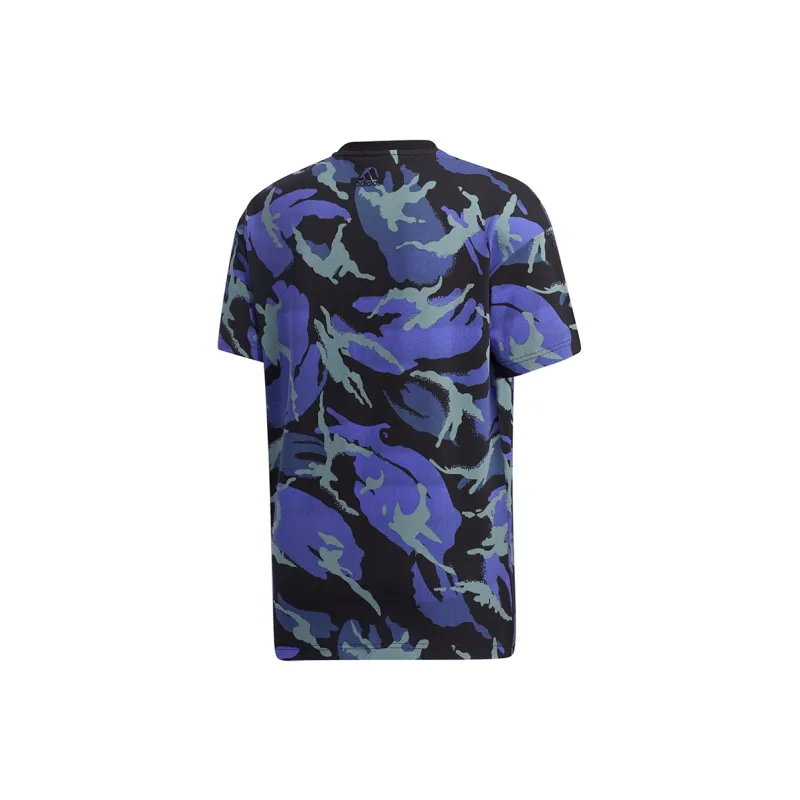 Adidas T Shirts Men Blue-1