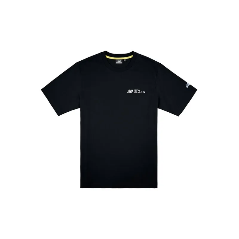 New Balance x ZERO PER ZERO Set in Sleeve T Shirt Men's Black-1