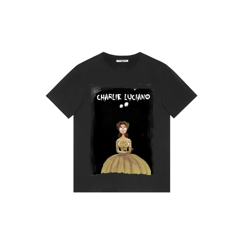 Charlie Luciano T Shirt Unisex Black-1