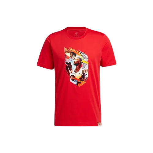 Adidas T-Shirts Men Red